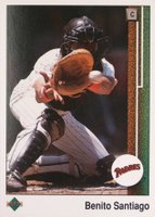 1989 Upper Deck #165 Benito Santiago Baseball Card