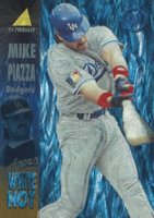 1995 Pinnacle White Hot #WH5 Mike Piazza Baseball Card