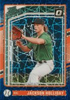 2024 Panini Donruss #184 Jackson Holliday Optic-Blue Velocity Baseball Card