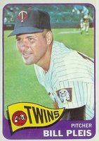 1965 Topps #122 Bill Pleis Baseball Card