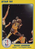 1984 Star Court Kings 5 x 7 #15 Magic Johnson Basketball Card