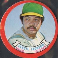 1973 Topps Candy Lids # Reggie Jackson Baseball Card