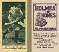 1916 Holmes for Homes Bread #142 Eppa Rixey Baseball Card