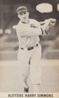 1961 Exhibits Wrigley HOF # Aloysius Harry Simmons Baseball Card