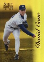 1996 Select Certified #64 David Cone Mirror Gold Baseball Card