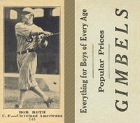 1916 Gimbels #145 Bob Roth Baseball Card