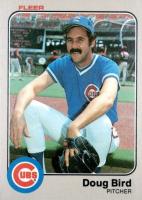 1983 Fleer #490 Doug Bird Baseball Card