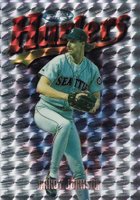 1997 Finest Embossed #110 Randy Johnson Refractor Baseball Card