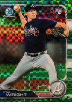 2019 Bowman Chrome X #76 Kyle Wright Baseball Card