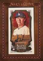 2024 Topps Allen & Ginter Mini Baseball Autographs #MAYY Yoshinobu Yamamoto Baseball Card