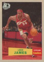 2007 Topps #23 LeBron James 1957-58 Variation Basketball Card