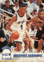 1993 Hoops #380 Anfernee Hardaway Basketball Card