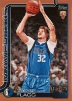 2025 Topps #201 Cooper Flagg Gold Basketball Card