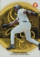 2002 Topps Pristine #86 Frank Thomas Gold Refractor Baseball Card
