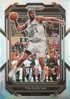 2022 Panini Prizm #293 Tim Duncan Silver Prizm Basketball Card