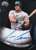 2022 Topps Chrome Black Autographs #JCA Jose Canseco Baseball Card