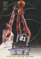 1999 Topps Certified Autograph #TD Tim Duncan Basketball Card