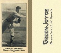 1916 Green-Joyce #81 Buck Herzog Baseball Card
