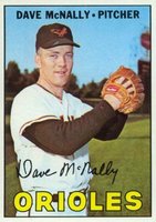 1967 Topps #382 Dave McNally Baseball Card