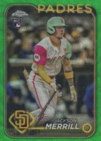 2024 Topps Chrome Update #USC153 Jackson Merrill Green Wave Baseball Card