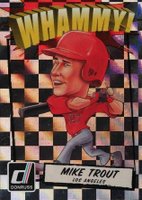 2017 Panini Donruss Whammy #W-1 Mike Trout Baseball Card