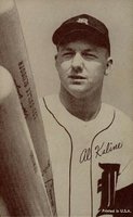 1962 Exhibits Statistic Back # Al Kaline Baseball Card