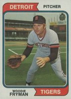1974 Topps #555 Woodie Fryman Baseball Card