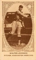 1922 American Caramel # Walter Johnson Baseball Card