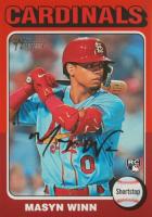 2024 Topps Heritage #284 Masyn Winn Red Border Baseball Card