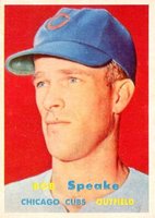 1957 Topps #339 Bob Speake Baseball Card