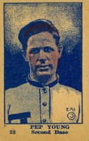 1921 Strip Card #23 Pep Young Baseball Card