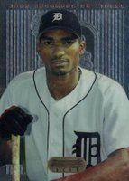 1995 Bowman's Best #49 Juan Encarnacion Blue Baseball Card