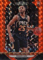 2018 Panini Prizm Mosaic #74 Mikal Bridges Orange Basketball Card