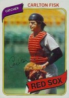 1980 Topps #40 Carlton Fisk Baseball Card