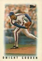 1986 Topps Mini League Leaders #52 Dwight Gooden Baseball Card