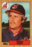 1987 Topps Tiffany #134 Rich Yett Baseball Card