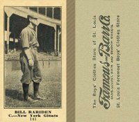 1916 Famous & Barr Co. #141 Bill Rariden Baseball Card