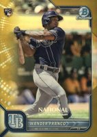 2022 Bowman Chrome NSCC Wrapper Redemption #WF Wander Franco Gold Refractor Baseball Card