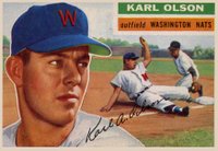 1956 Topps #322 Karl Olson Baseball Card