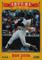 1988 Score #502 Reggie Jackson 1977-81 Yankees Baseball Card