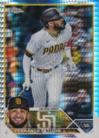 2023 Topps Chrome #129 Fernando Tatis Jr. Prism Refractor Baseball Card