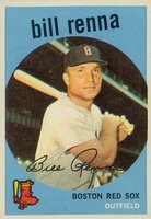 1959 Topps #72 Bill Renna Baseball Card