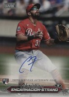 2024 Topps Stadium Club Base Autographs #SCBACE Christian Encarnacion-Strand Baseball Card