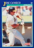 1991 Score #1 Jose Canseco Baseball Card