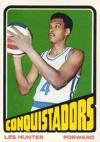 1972 Topps #217 Les Hunter Basketball Card