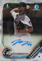 2019 Bowman Prospect Autographs Chrome #EC Edward Cabrera Baseball Card
