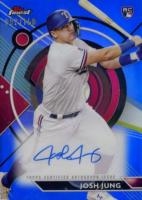 2023 Topps Finest Finest Autographs #JJ Josh Jung Blue Baseball Card