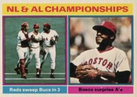 1976 O-Pee-Chee #461 N.L. & A.L. Championships Baseball Card