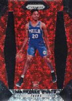 2017 Panini Prizm #1 Markelle Fultz Fast Break Prizm-Red Basketball Card