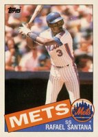 1985 Topps #67 Rafael Santana Baseball Card